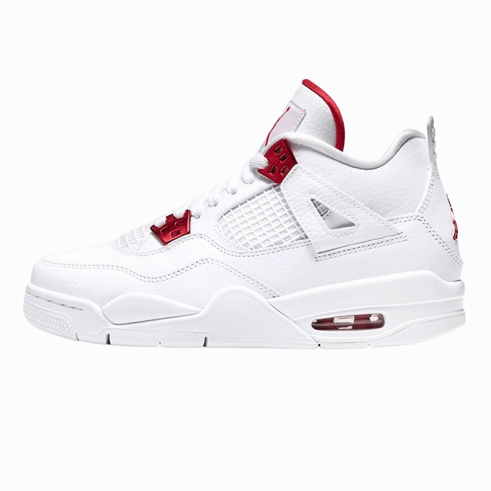 Air Jordan 4 Retro GS 'Red Metallic' Air Jordan 4 bold sneakers with athletic edge