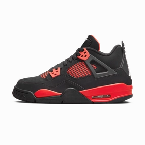 Air Jordan 4 Retro GS 'Red Thunder' Air Jordan 4 bold sneakers with athletic edge