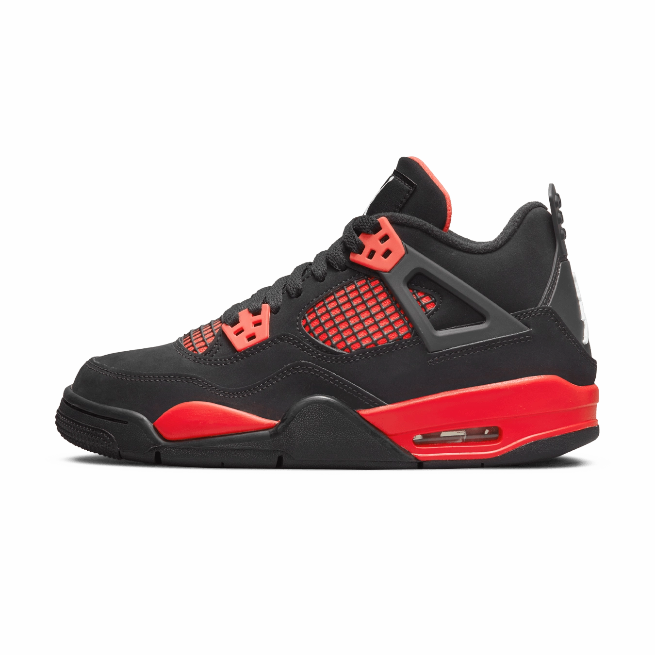 Air Jordan 4 Retro GS 'Red Thunder' Air Jordan 4 bold sneakers with athletic edge