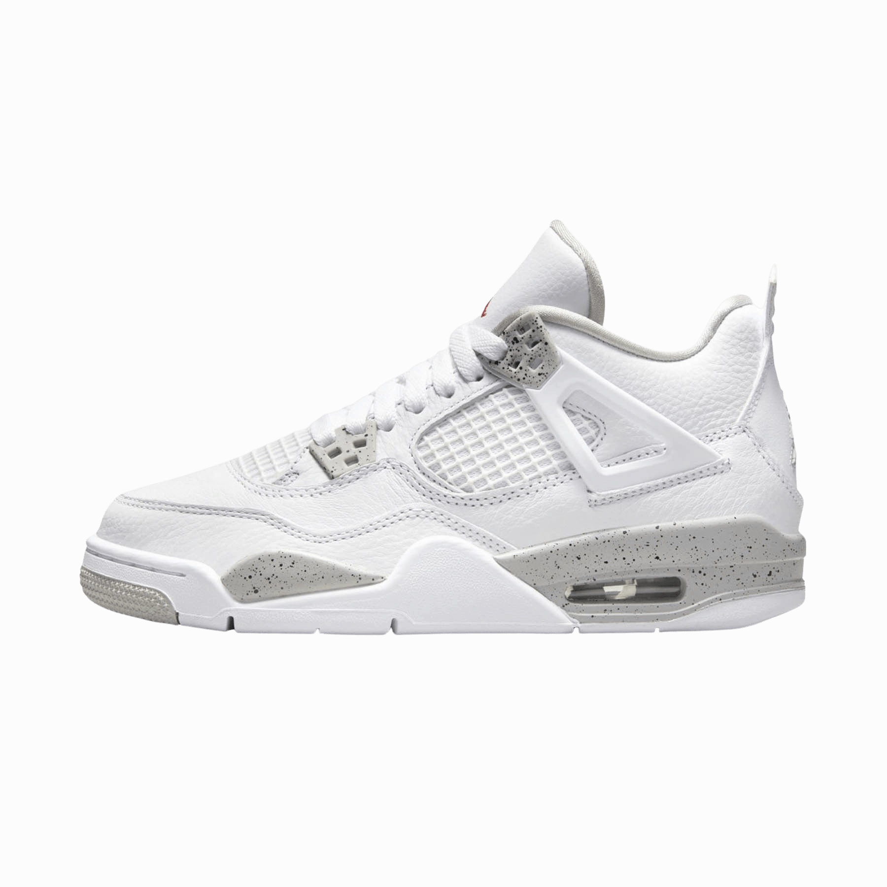 Air Jordan 4 Retro GS 'White Oreo' Air Jordan 4 bold sneakers with athletic edge