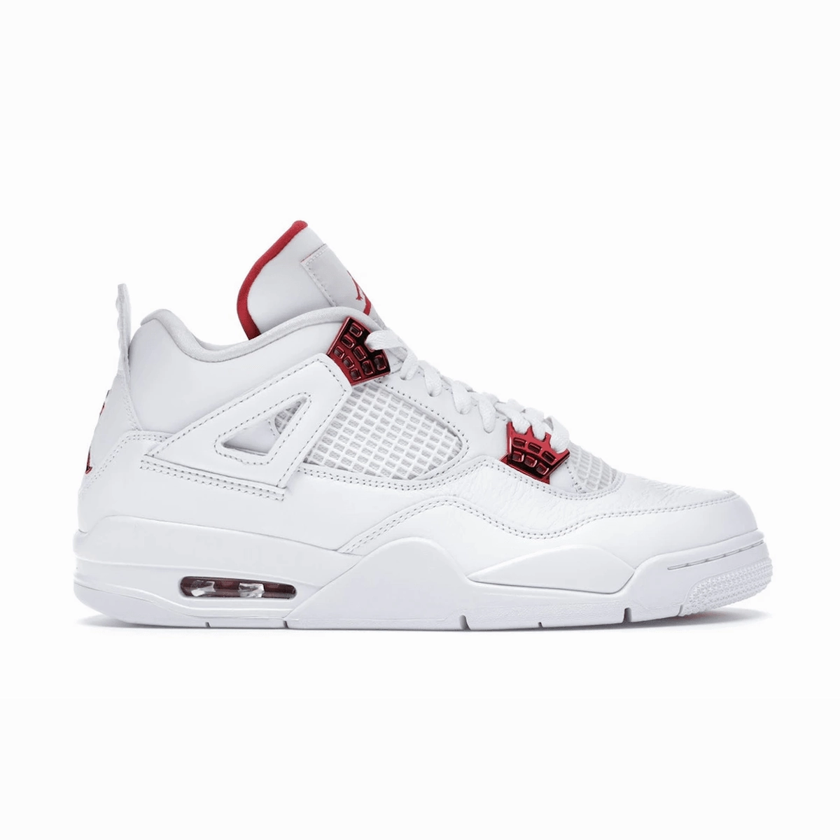 Air Jordan 4 Retro Metallic Red Classic Jordan 4 athletic sneakers