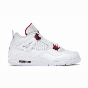 Air Jordan 4 Retro Metallic Red Classic Jordan 4 athletic sneakers