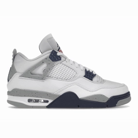 Air Jordan 4 Retro Midnight Navy Classic Jordan 4 athletic sneakers
