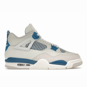 Air Jordan 4 Retro Military Blue Classic Jordan 4 athletic sneakers