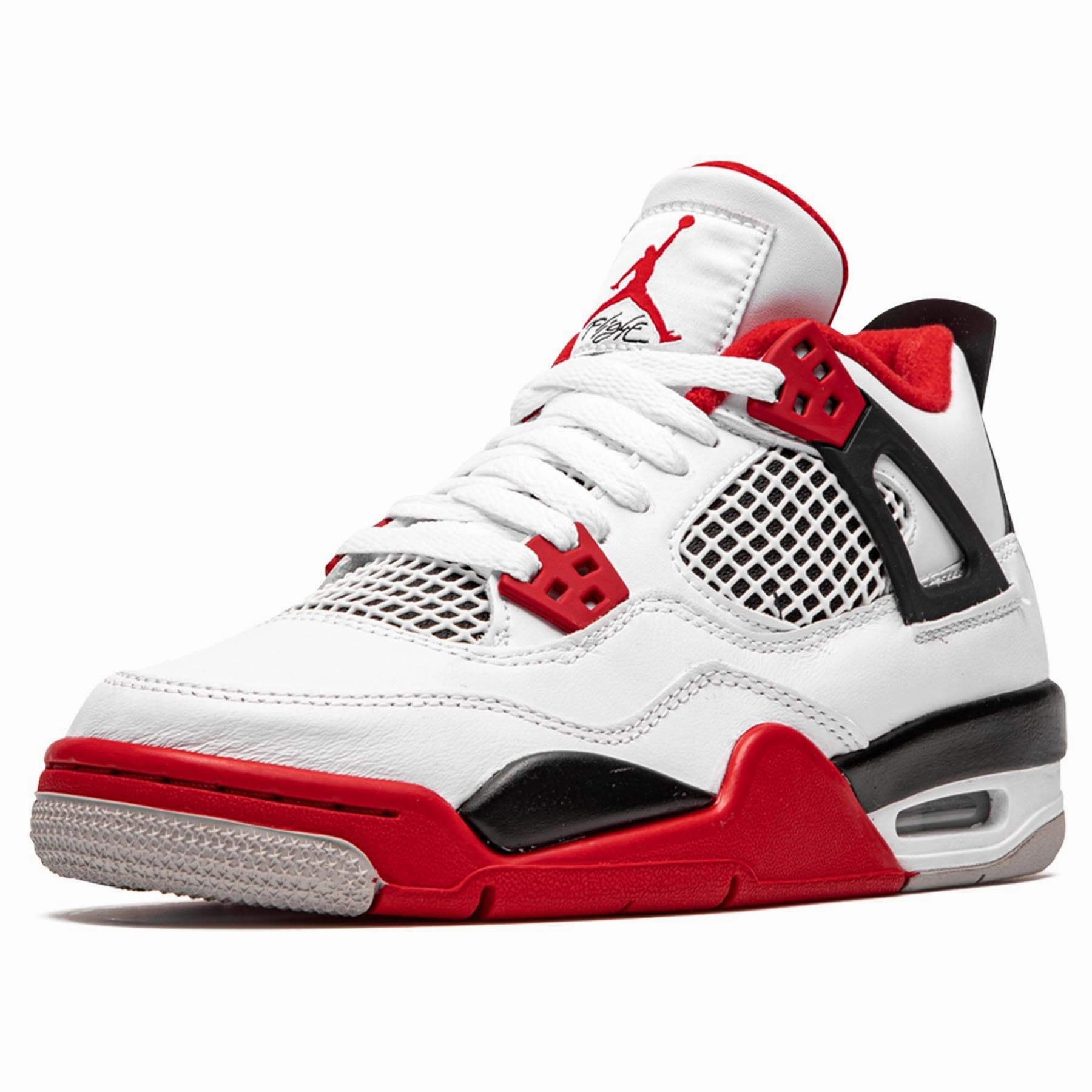 Air Jordan 4 Retro OG GS 'Fire Red' 2020 Air Jordan 4 retro basketball sneakers