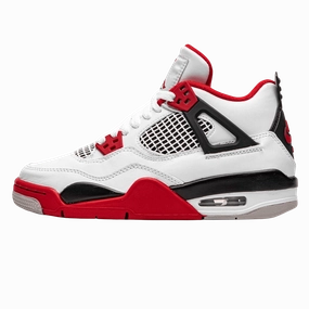 Air Jordan 4 Retro OG GS 'Fire Red' 2020 Air Jordan 4 bold sneakers with athletic edge