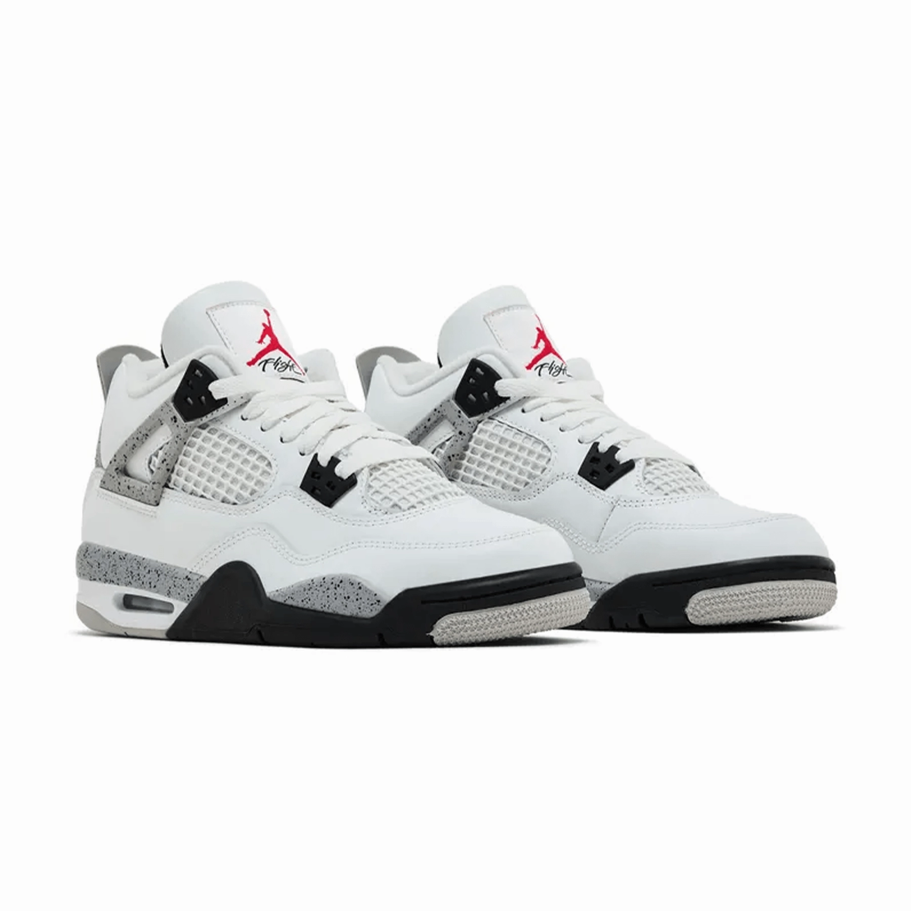 Air Jordan 4 Retro OG GS 'White Cement' 2025 Air Jordan 4 retro basketball sneakers