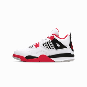 Air Jordan 4 Retro OG PS 'Fire Red' 2020 Air Jordan 4 bold sneakers with athletic edge