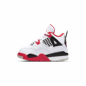 Air Jordan 4 Retro OG TD 'Fire Red' 2020 Air Jordan 4 bold sneakers with athletic edge