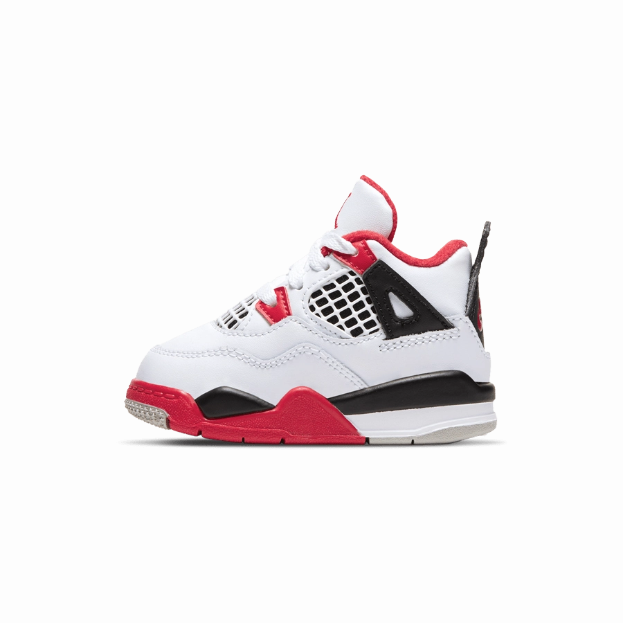 Air Jordan 4 Retro OG TD 'Fire Red' 2020 Air Jordan 4 bold sneakers with athletic edge