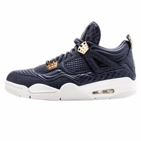 Air Jordan 4 Retro PRM 'Obsidian' Air Jordan 4 bold sneakers with athletic edge