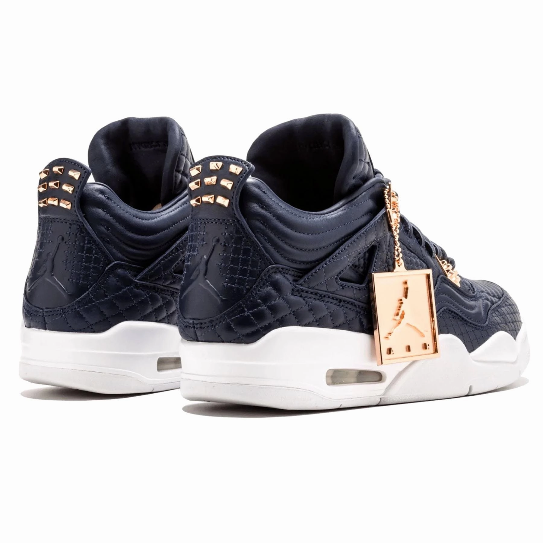 Air Jordan 4 Retro PRM 'Obsidian' Air Jordan 4 retro basketball sneakers