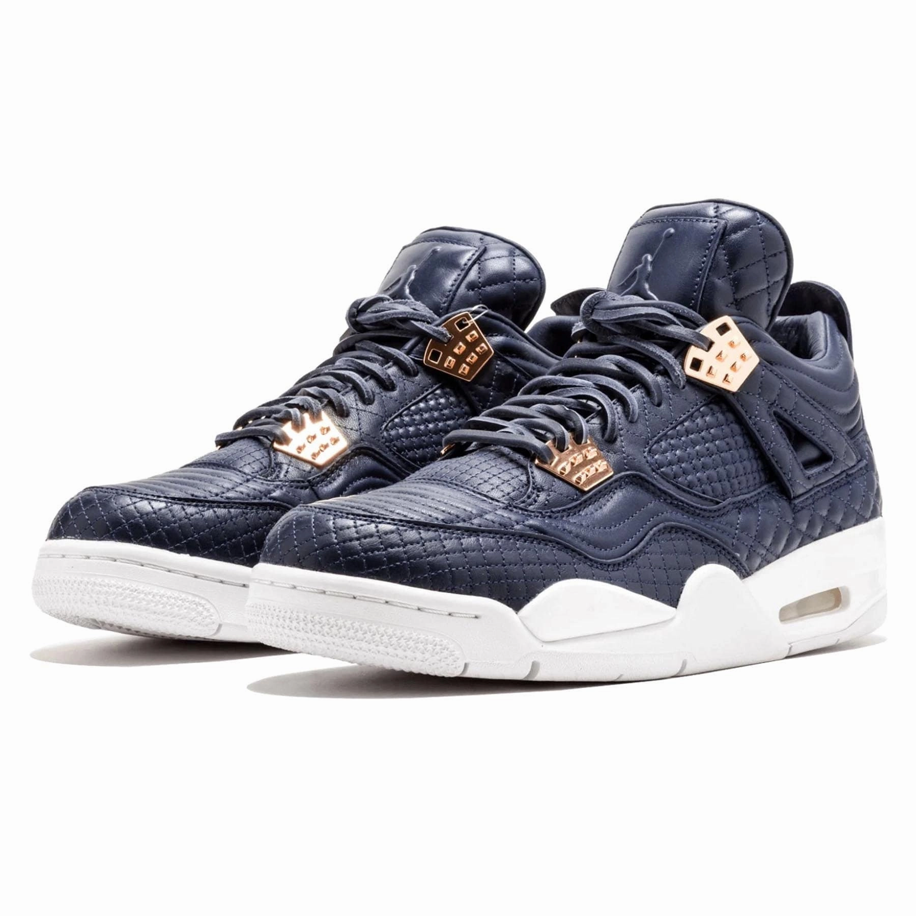 Air Jordan 4 Retro PRM 'Obsidian' Air Jordan 4 retro basketball sneakers