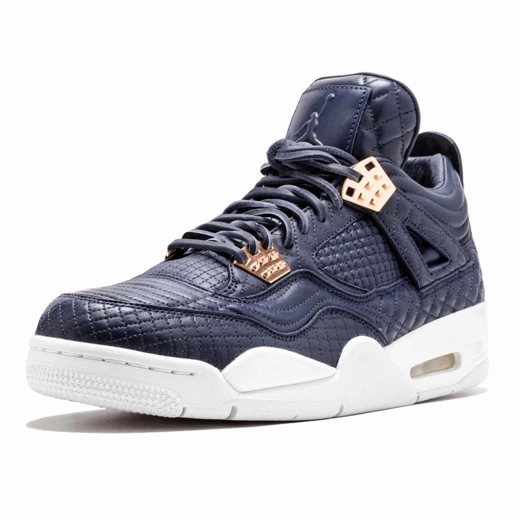 Air Jordan 4 Retro PRM 'Obsidian' Air Jordan 4 retro basketball sneakers