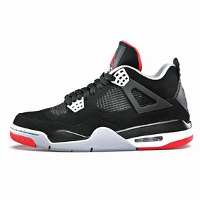 Air Jordan 4 Retro "Bred" Air Jordan 4 bold sneakers with athletic edge