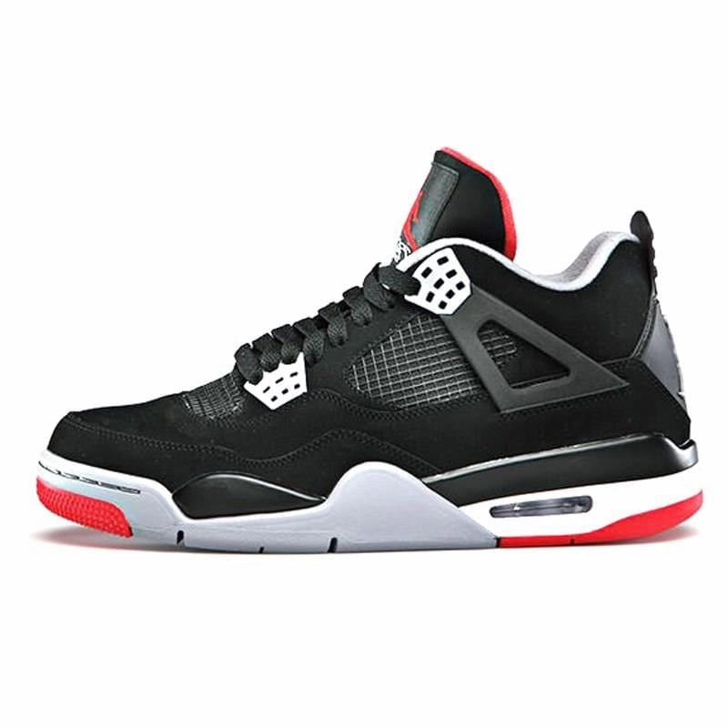 Air Jordan 4 Retro "Bred" Air Jordan 4 bold sneakers with athletic edge
