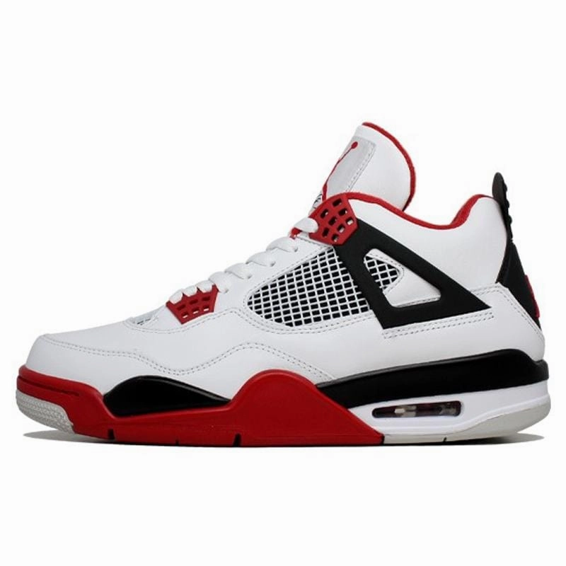 Air Jordan 4 Retro "Fire Red" Air Jordan 4 bold sneakers with athletic edge