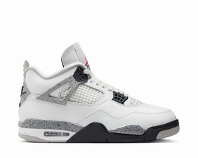 Air Jordan 4 Retro "White Cement" Retro Air Jordan 4 high-top shoes