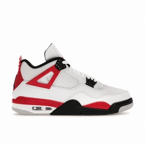 Air Jordan 4 Retro Red Cement Classic Jordan 4 athletic sneakers