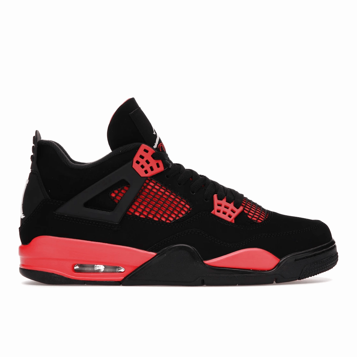 Air Jordan 4 Retro Red Thunder Classic Jordan 4 athletic sneakers
