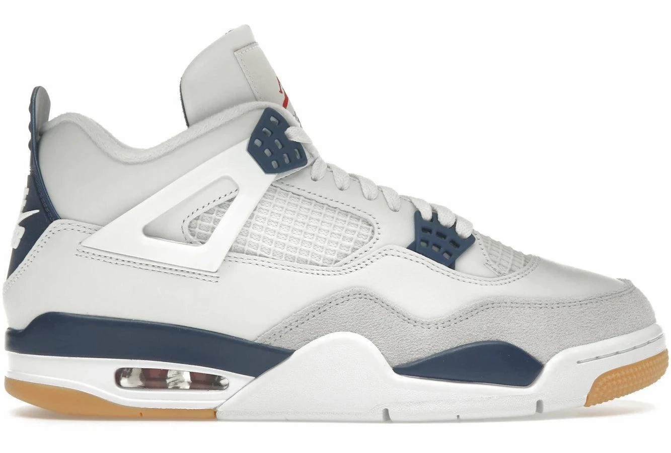 Air Jordan 4 Retro SB Navy Classic Jordan 4 athletic sneakers