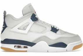 Air Jordan 4 Retro SB Navy Classic Jordan 4 athletic sneakers