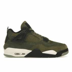Air Jordan 4 Retro SE Craft Medium Olive Classic Jordan 4 athletic sneakers