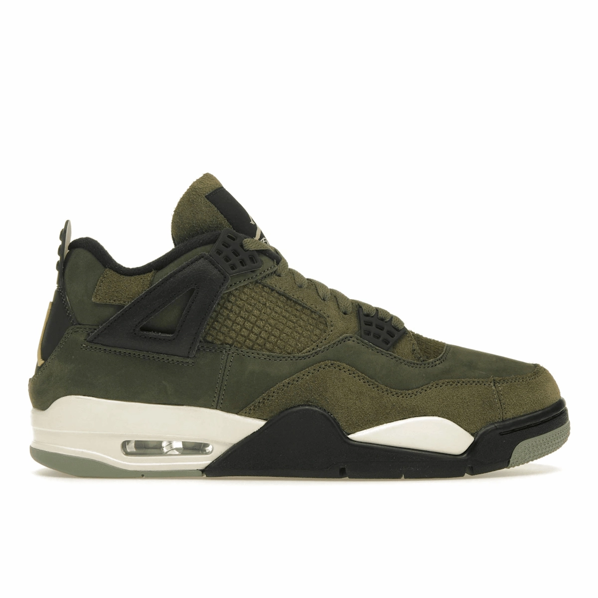Air Jordan 4 Retro SE Craft Medium Olive Classic Jordan 4 athletic sneakers