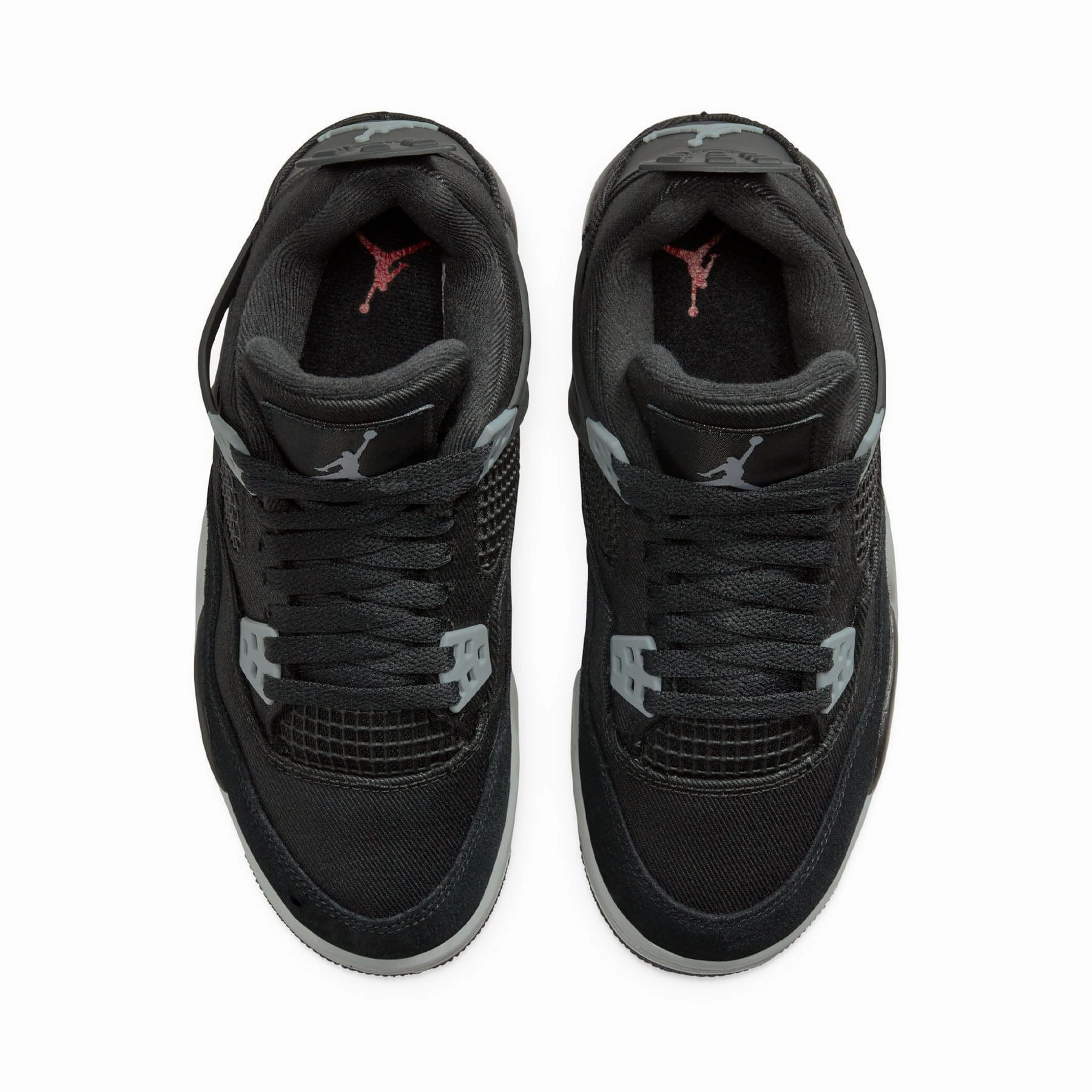 Air Jordan 4 Retro SE GS 'Black Canvas' Air Jordan 4 retro basketball sneakers