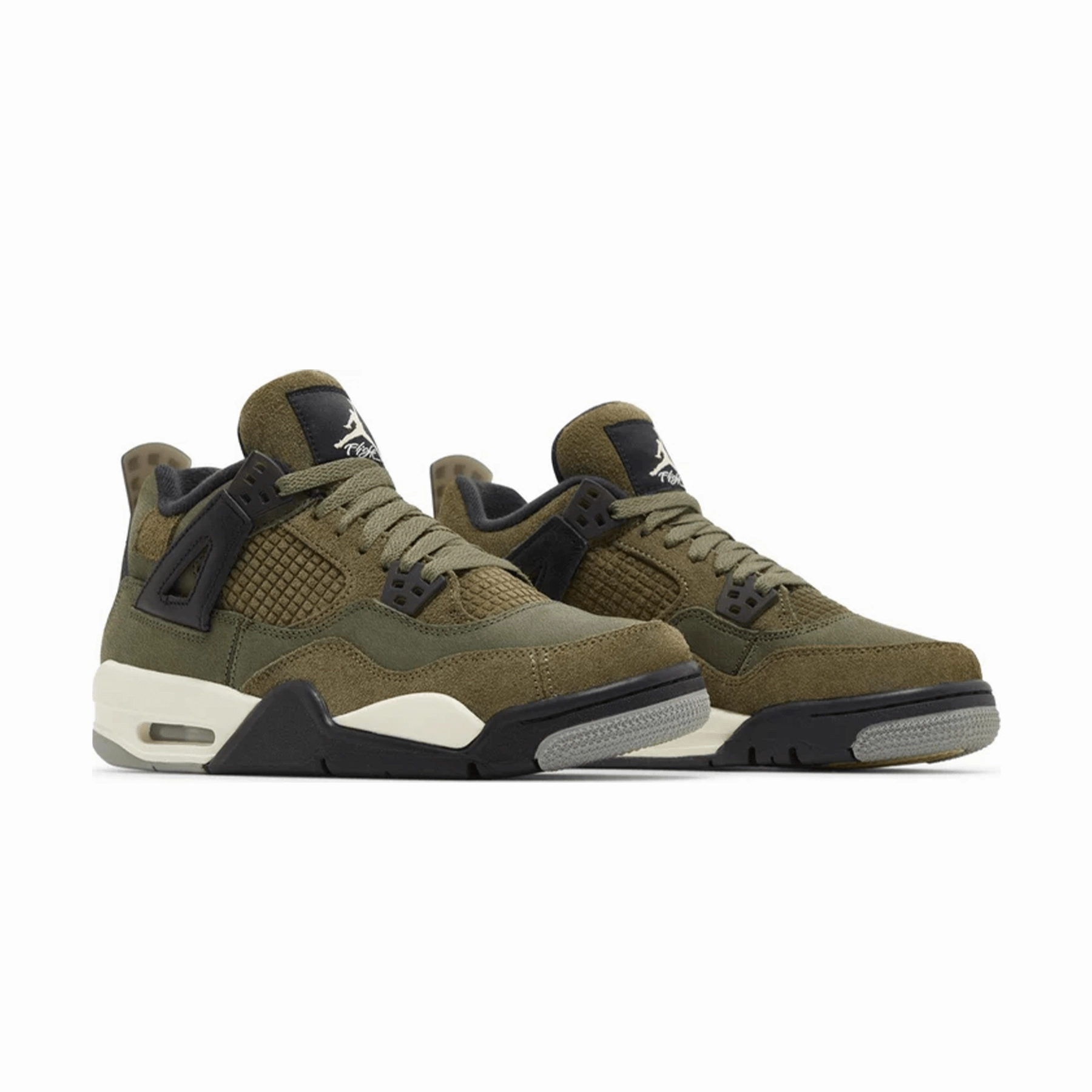 Air Jordan 4 Retro SE GS 'Craft - Olive' Air Jordan 4 retro basketball sneakers