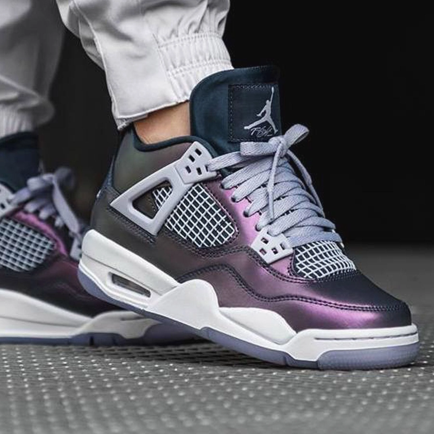 Air Jordan 4 Retro SE GS 'Monsoon Blue' Air Jordan 4 retro basketball sneakers