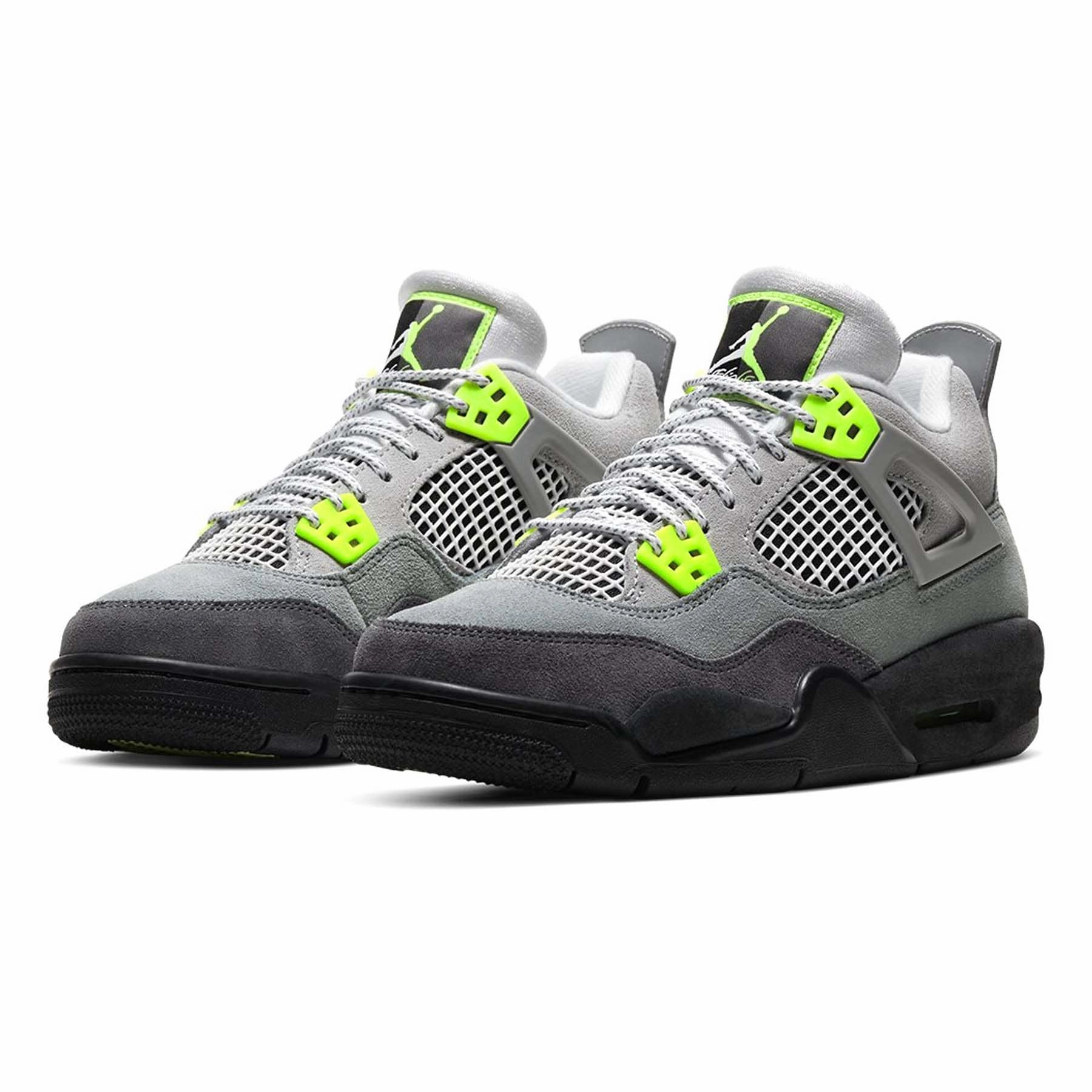 Air Jordan 4 Retro SE GS 'Neon 95' Air Jordan 4 retro basketball sneakers