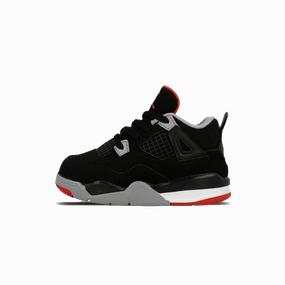 Air Jordan 4 Retro TD 'Bred' 2019 Air Jordan 4 bold sneakers with athletic edge
