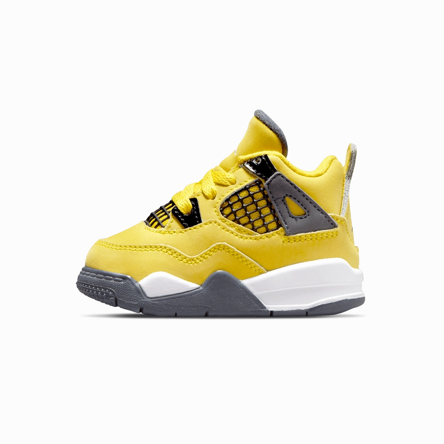 Air Jordan 4 Retro TD 'Lightning' 2021 Air Jordan 4 bold sneakers with athletic edge