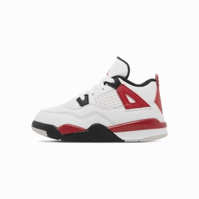 Air Jordan 4 Retro TD 'Red Cement' Air Jordan 4 bold sneakers with athletic edge