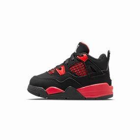 Air Jordan 4 Retro TD 'Red Thunder' Air Jordan 4 bold sneakers with athletic edge