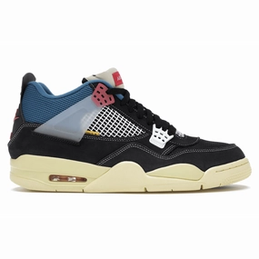 Air Jordan 4 Retro Union Off Noir Classic Jordan 4 athletic sneakers