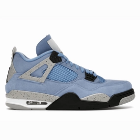 Air Jordan 4 Retro University Blue Classic Jordan 4 athletic sneakers
