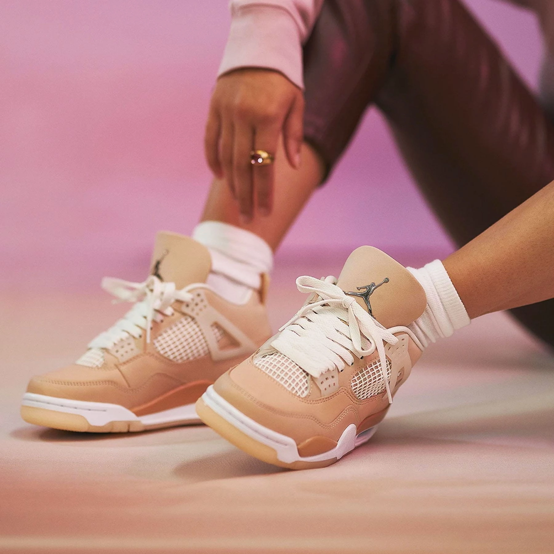 Air Jordan 4 Retro Wmns 'Shimmer' Air Jordan 4 retro basketball sneakers