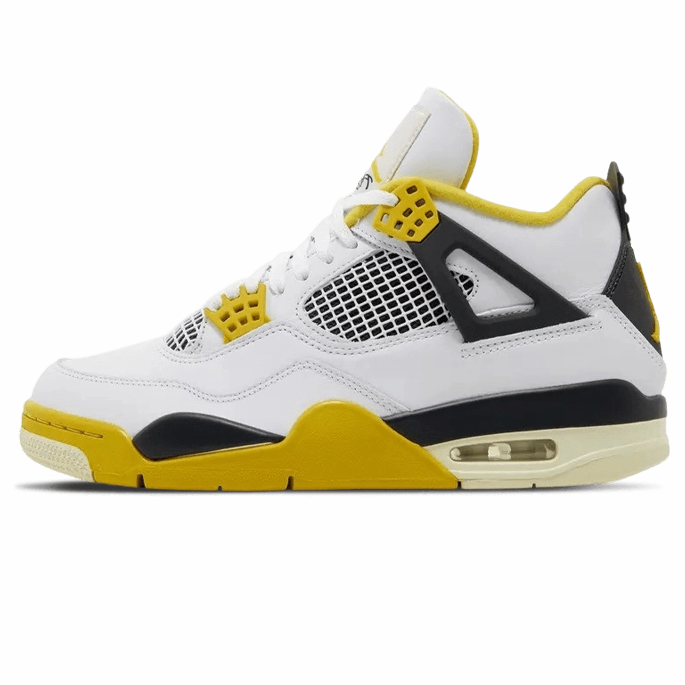 Air Jordan 4 Retro Wmns 'Vivid Sulfur' Air Jordan 4 bold sneakers with athletic edge