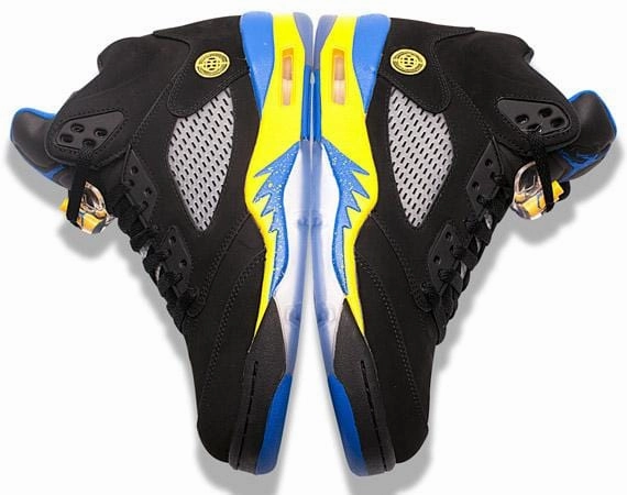 AIR JORDAN 5 - SHANGHAI SHEN Cushioned active lifestyle kicks