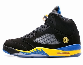 AIR JORDAN 5 - SHANGHAI SHEN Jordan 5 shoes with premium finish
