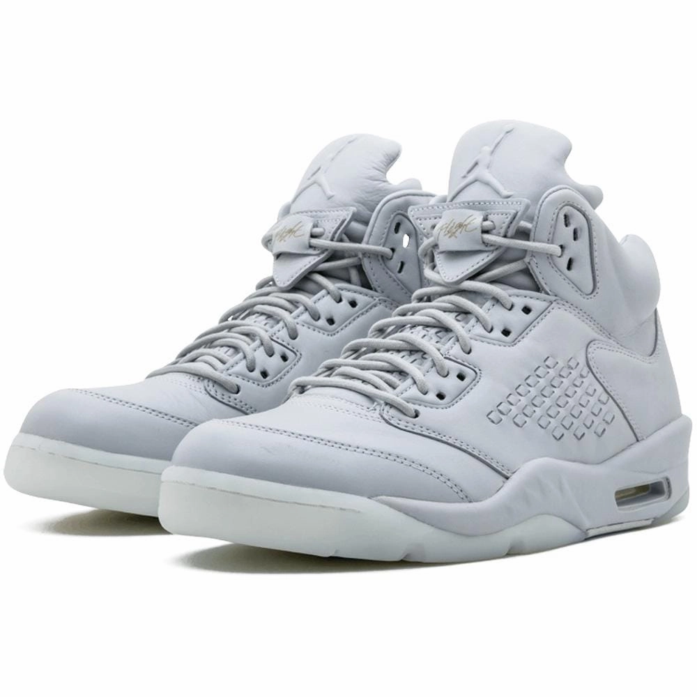 Air Jordan 5 Premium Pure Platinum Cushioned active lifestyle kicks