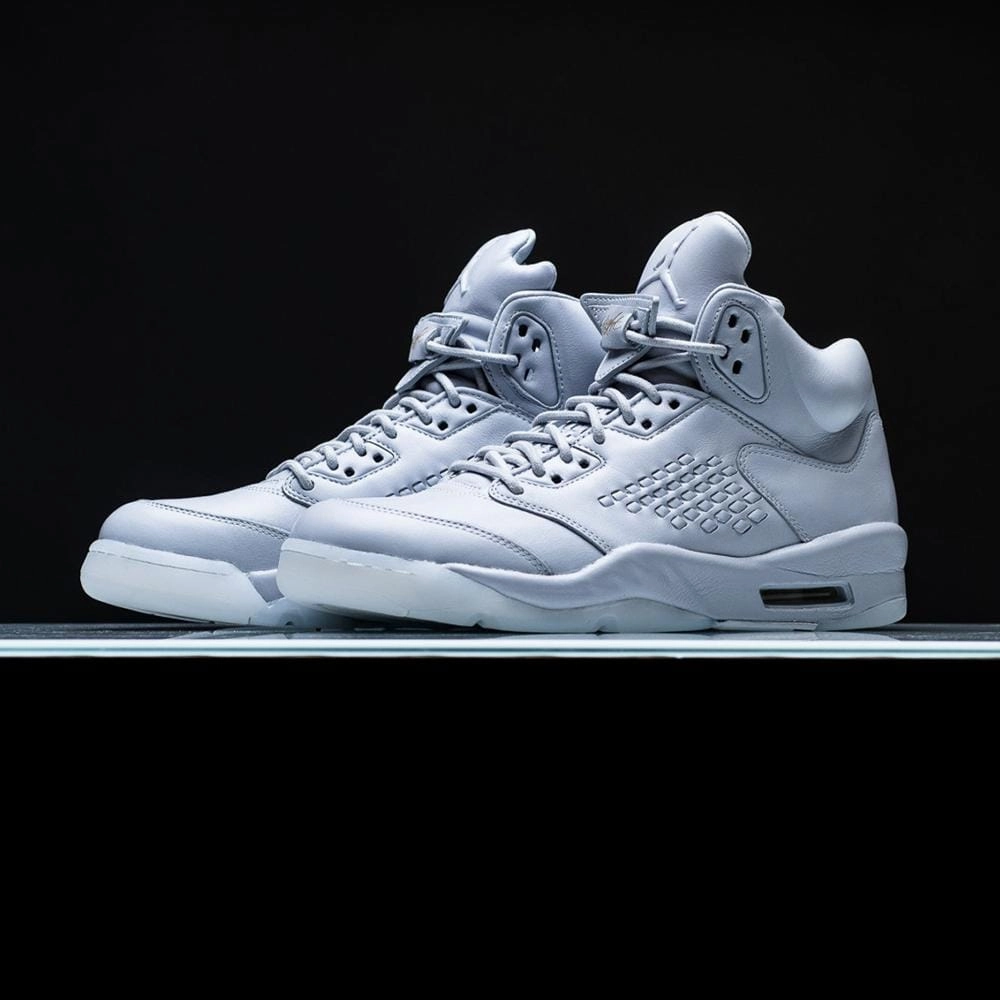 Air Jordan 5 Premium Pure Platinum Cushioned active lifestyle kicks