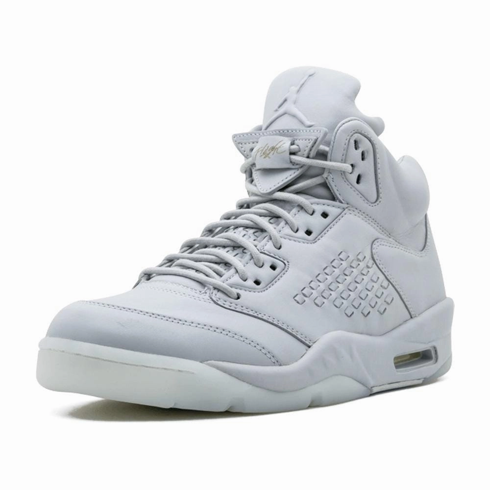 Air Jordan 5 Premium Pure Platinum Cushioned active lifestyle kicks