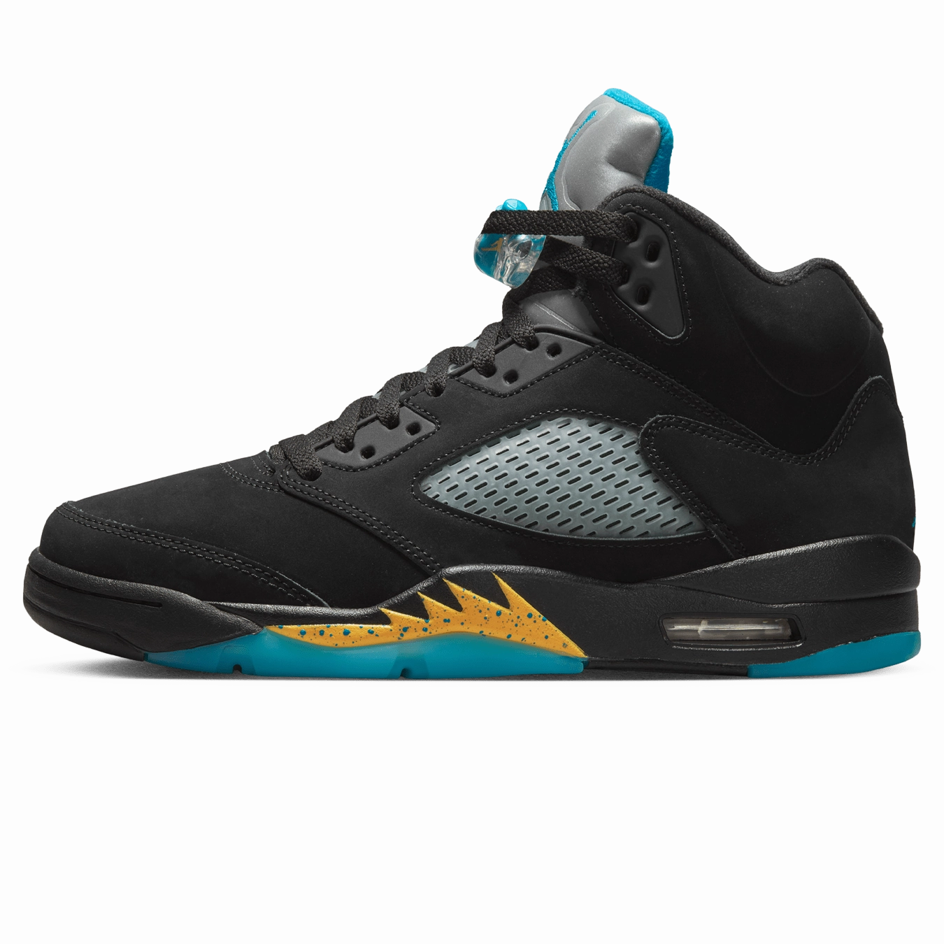 Air Jordan 5 Retro 'Aqua' Jordan 5 shoes with premium finish