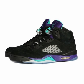 Air Jordan 5 Retro 'Black Grape' Jordan 5 shoes with premium finish