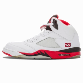 Air Jordan 5 Retro 'Fire Red' 2006 Jordan 5 shoes with premium finish