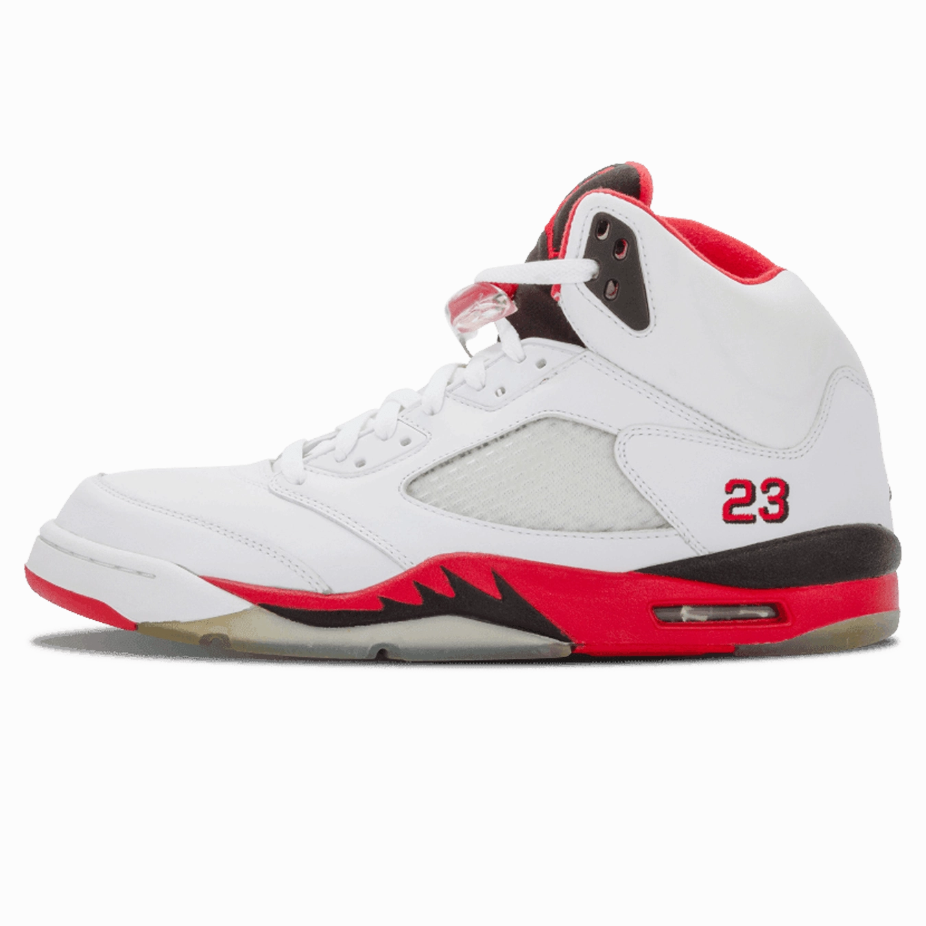Air Jordan 5 Retro 'Fire Red' 2006 Jordan 5 shoes with premium finish