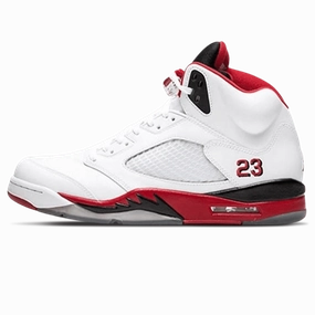 Air Jordan 5 Retro 'Fire Red' 2013 Jordan 5 shoes with premium finish